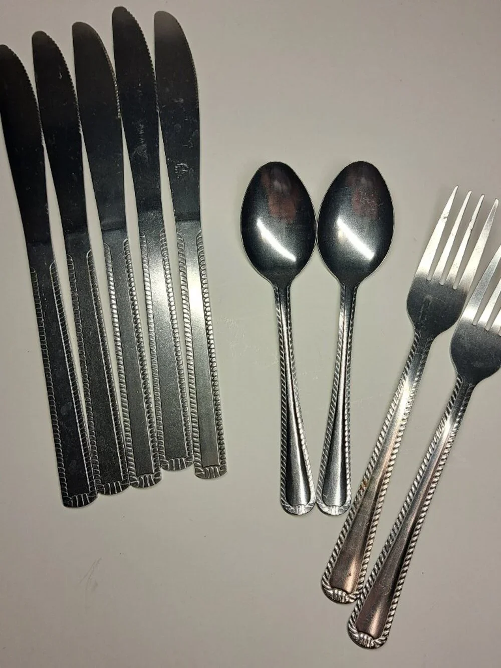 Fork, Spoon, and Knife Lot - Silverware - Stainless Steel